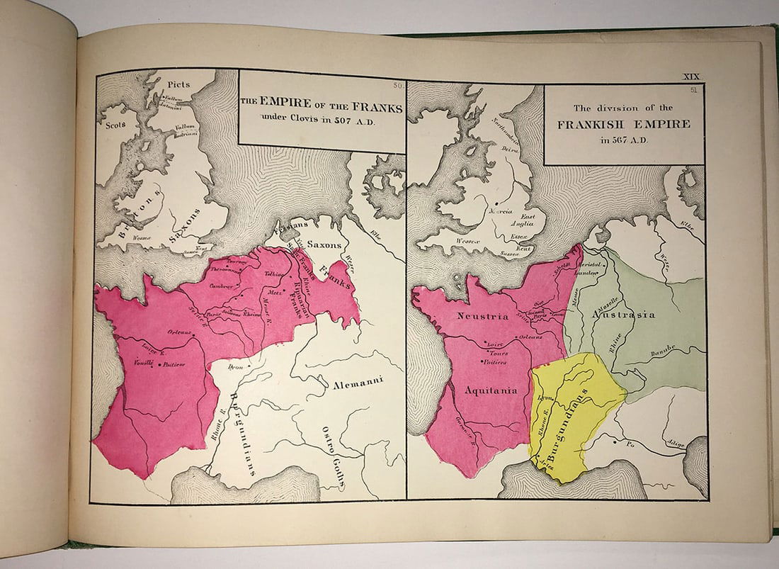 Historical Atlas containing a chronological series of one hundred maps, at successive periods, from - 6