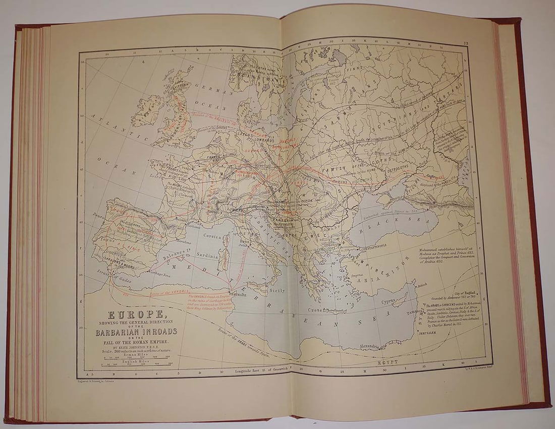 Ginn & Company's Classical Atlas in twenty-three coloured maps, with complete index. - 4
