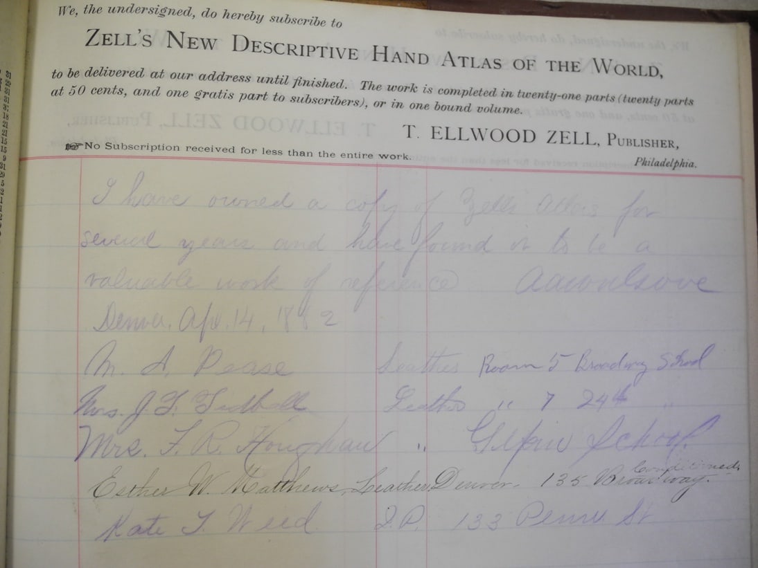 Descriptive Hand Atlas of the World By John Bartholomew, F.R.G.S. With sample of fine double-page - 10
