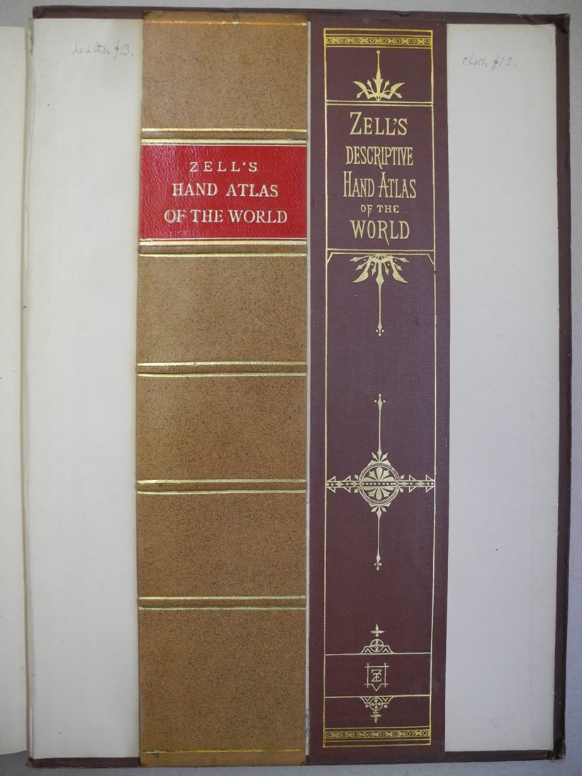 Descriptive Hand Atlas of the World By John Bartholomew, F.R.G.S. With sample of fine double-page - 11