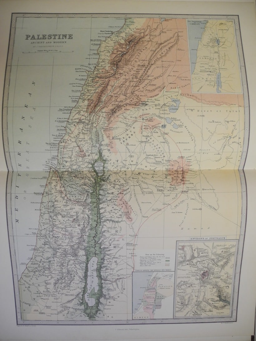 Descriptive Hand Atlas of the World By John Bartholomew, F.R.G.S. With sample of fine double-page - 8
