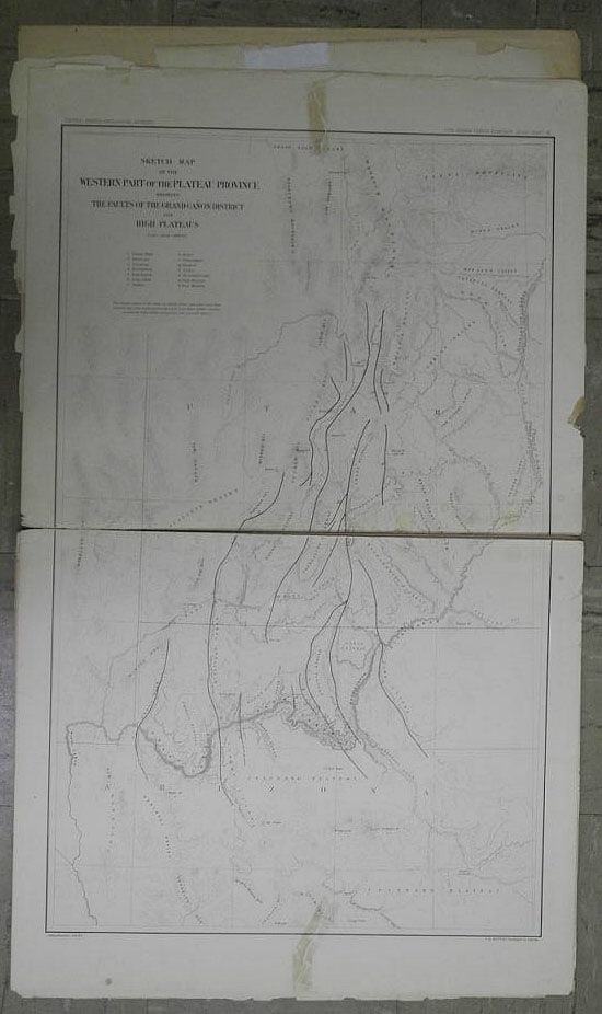 Atlas to accompany the monograph on the tertiary history of the Grand Canon District by Capt. - 3