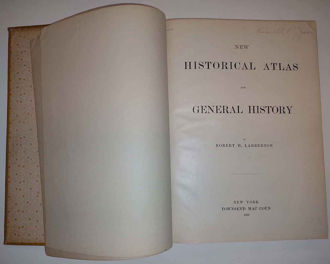 Labberton's New Historical Atlas and General History - 2