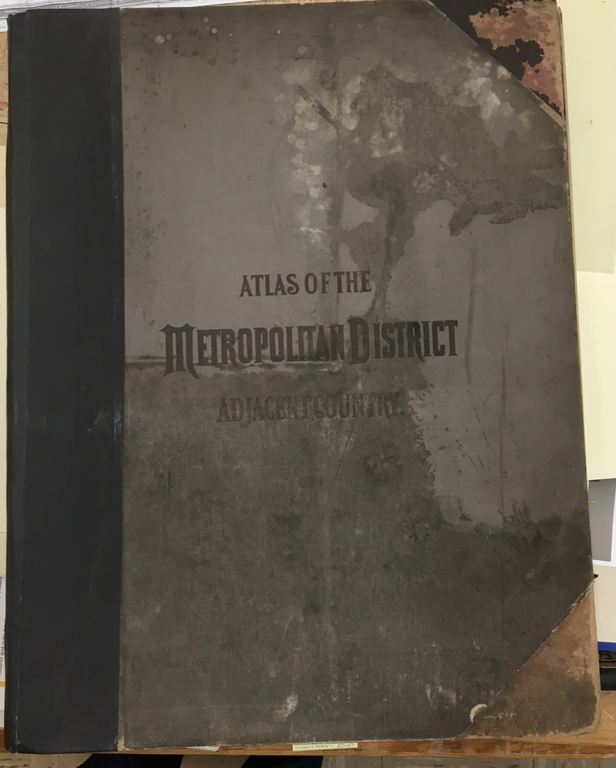 Atlas of the Metropolitan District and adjacent country comprising the counties of New York, Kings, (1 of 5)