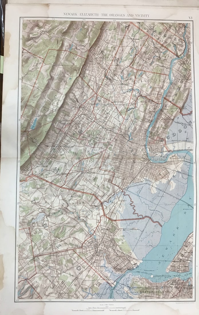 Atlas of the Metropolitan District and adjacent country comprising the counties of New York, Kings, - 4