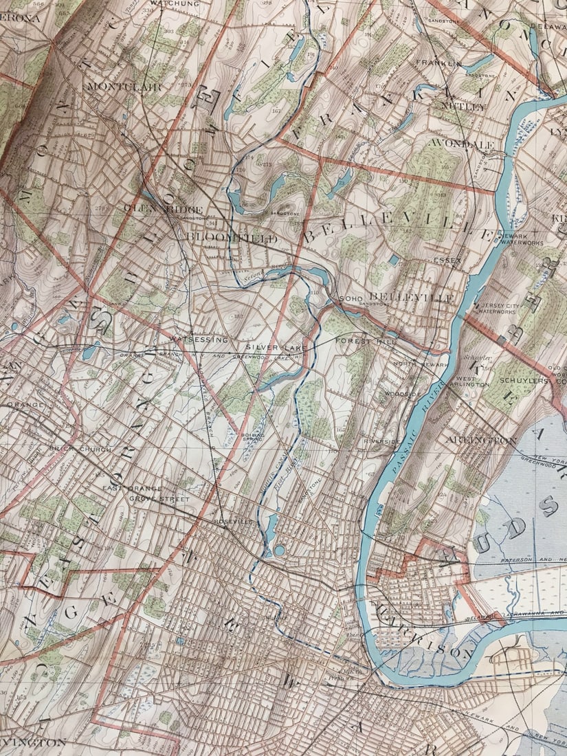 Atlas of the Metropolitan District and adjacent country comprising the counties of New York, Kings, - 5
