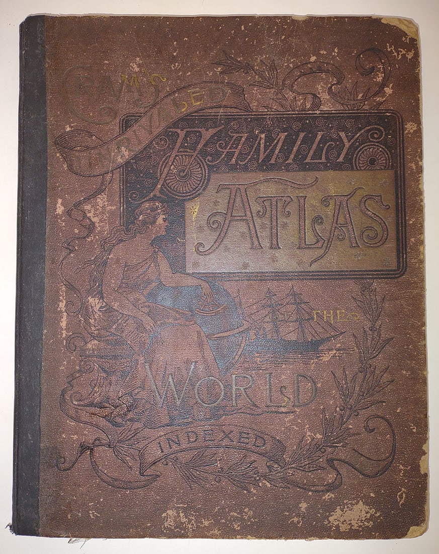 Cram's Unrivaled Atlas of the World. Indexed: Title: Cram's Unrivaled Atlas of the World. Indexed Publication Date: 1893 Primary Author: CRAM, GEORGE F Publisher: C. W. SHEPARD Where Published: WHEELING, WV Description: Imp. 4to, 370 p. col.