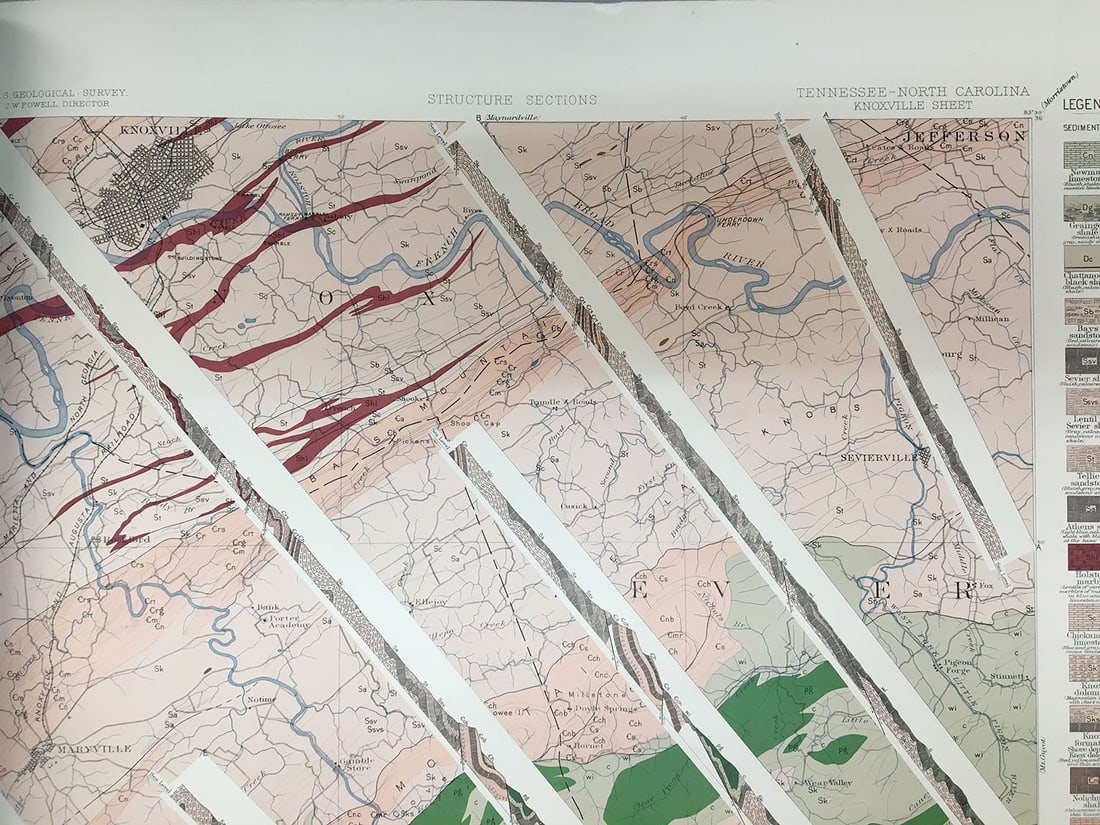 Geologic Atlas of the United States Knoxville Folio Tennessee - North Carolina - 10