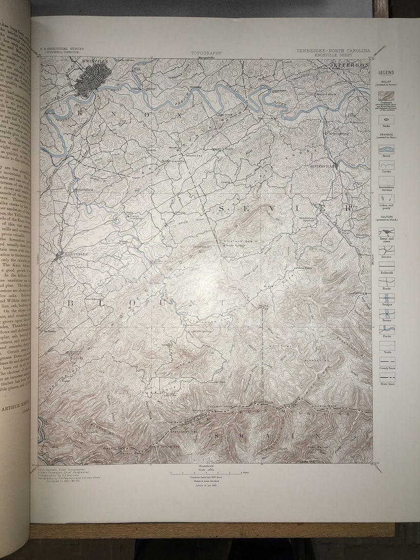 Geologic Atlas of the United States Knoxville Folio Tennessee - North Carolina - 3