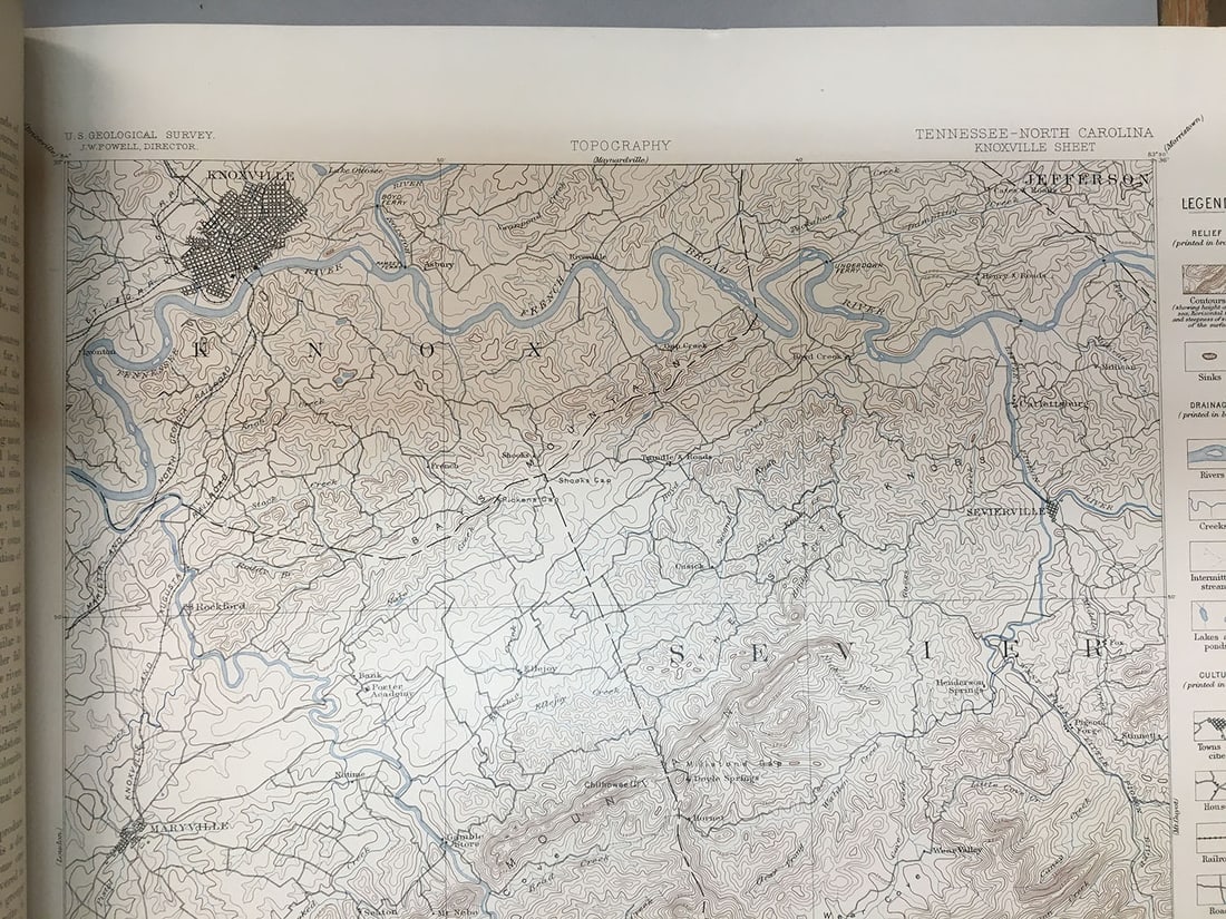 Geologic Atlas of the United States Knoxville Folio Tennessee - North Carolina - 4