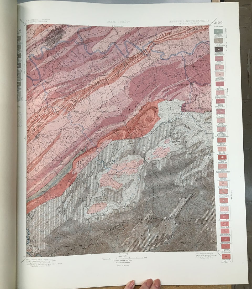 Geologic Atlas of the United States Knoxville Folio Tennessee - North Carolina - 5