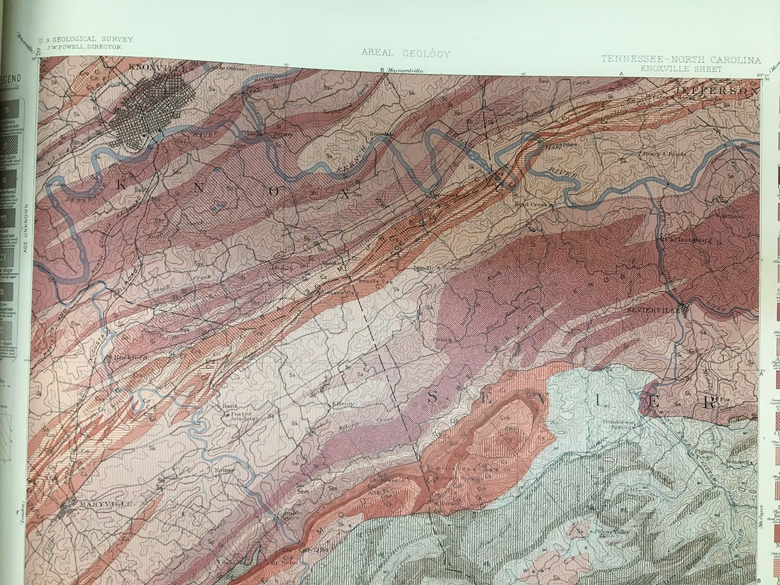 Geologic Atlas of the United States Knoxville Folio Tennessee - North Carolina - 6