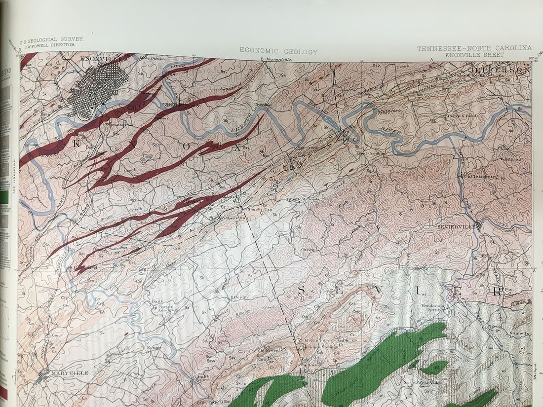 Geologic Atlas of the United States Knoxville Folio Tennessee - North Carolina - 8
