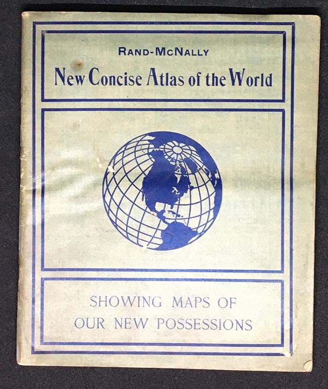 New Concise Atlas of the World containing colored maps of all the states and territories in the: Title: New Concise Atlas of the World containing colored maps of all the states and territories in the United States and the provinces of the Dominion of Canada, also full page maps of every country