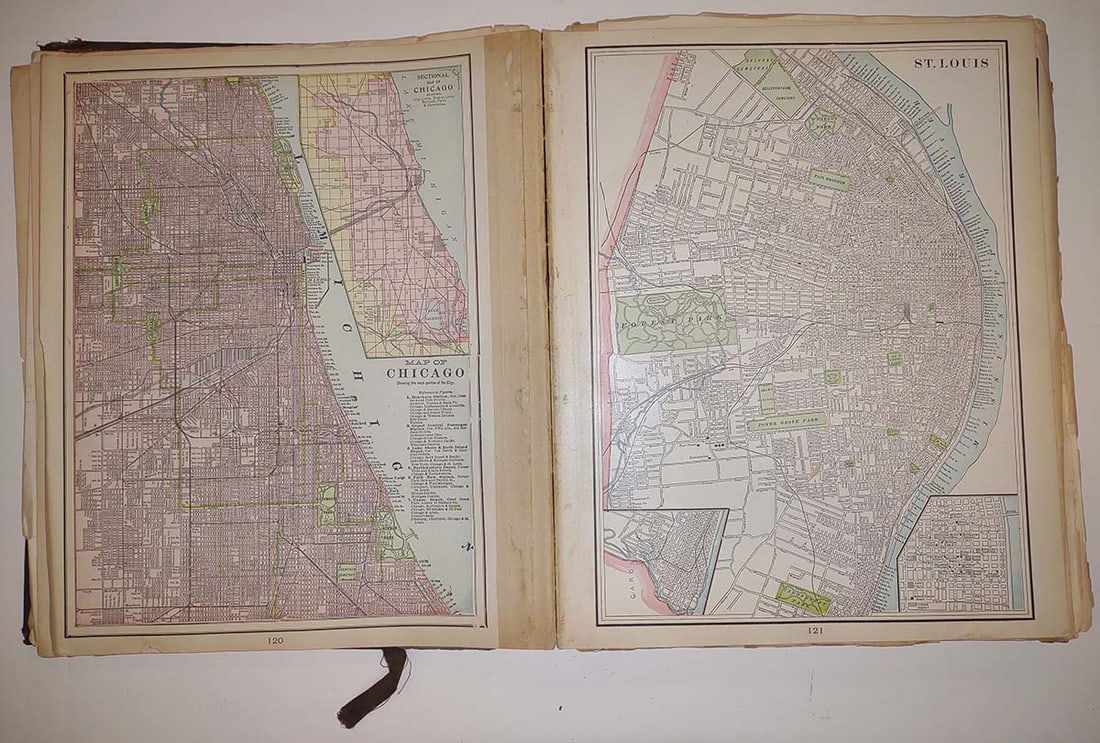 Cram's New Century Atlas of the World. Indexed - 3