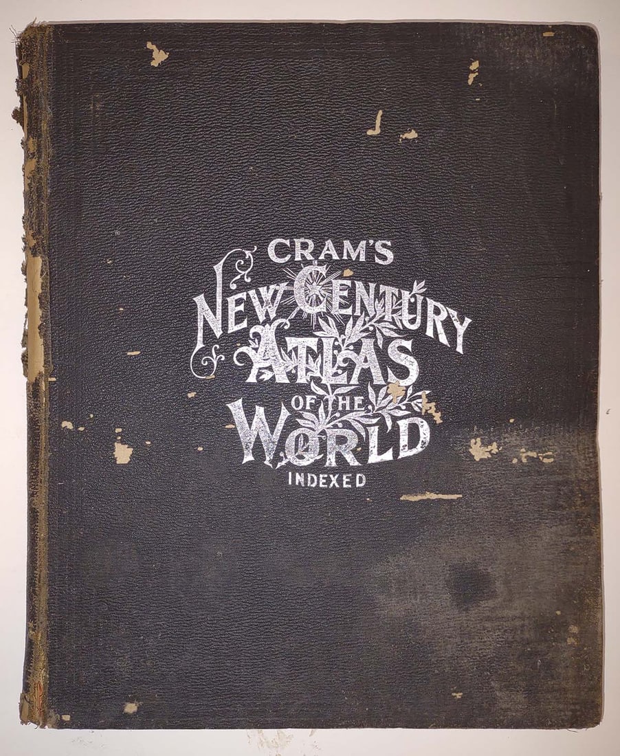 Cramas New Century Atlas. Indexed.: Title: Cramas New Century Atlas. Indexed. Publication Date: 1901 Primary Author: George F. Cram Publisher: GEORGE F. CRAM Where Published: New York/Chicago Description: Title leaf a cancel mounted on