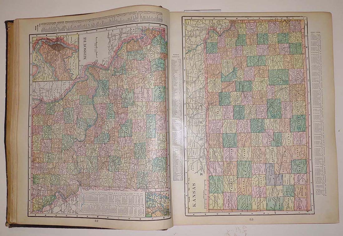Cramas New Century Atlas. Indexed. - 4