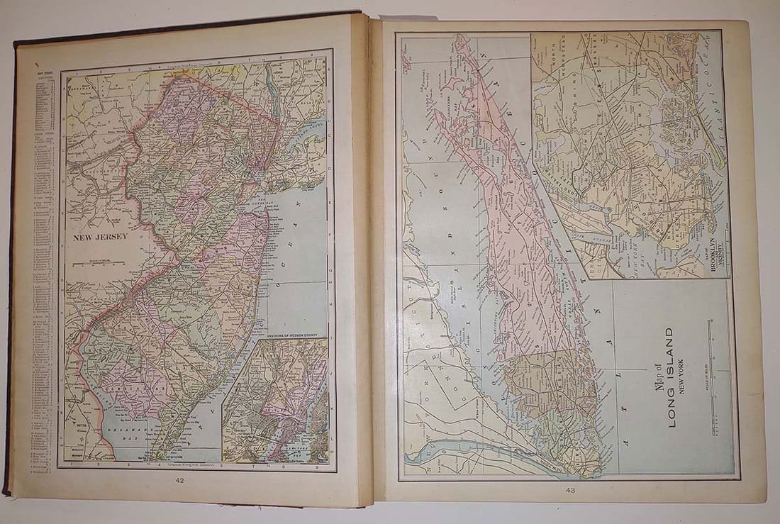 Cram's Unrivaled Atlas of the World. Indexed - 3