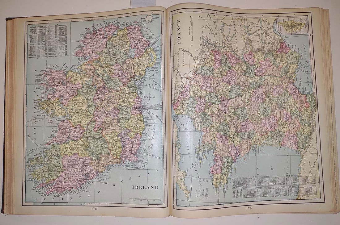 Cram's Unrivaled Atlas of the World. Indexed - 4