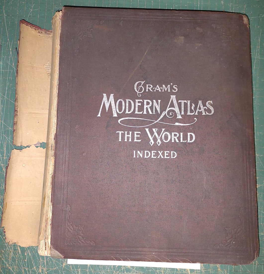 Cram's Modern Atlas The New Unrivaled containing complete series of maps of modern geography,: Title: Cram's Modern Atlas The New Unrivaled containing complete series of maps of modern geography, Publication Date: 1902 Primary Author: CRAM, GEORGE F Publisher: GEORGE F. CRAM Where Published: