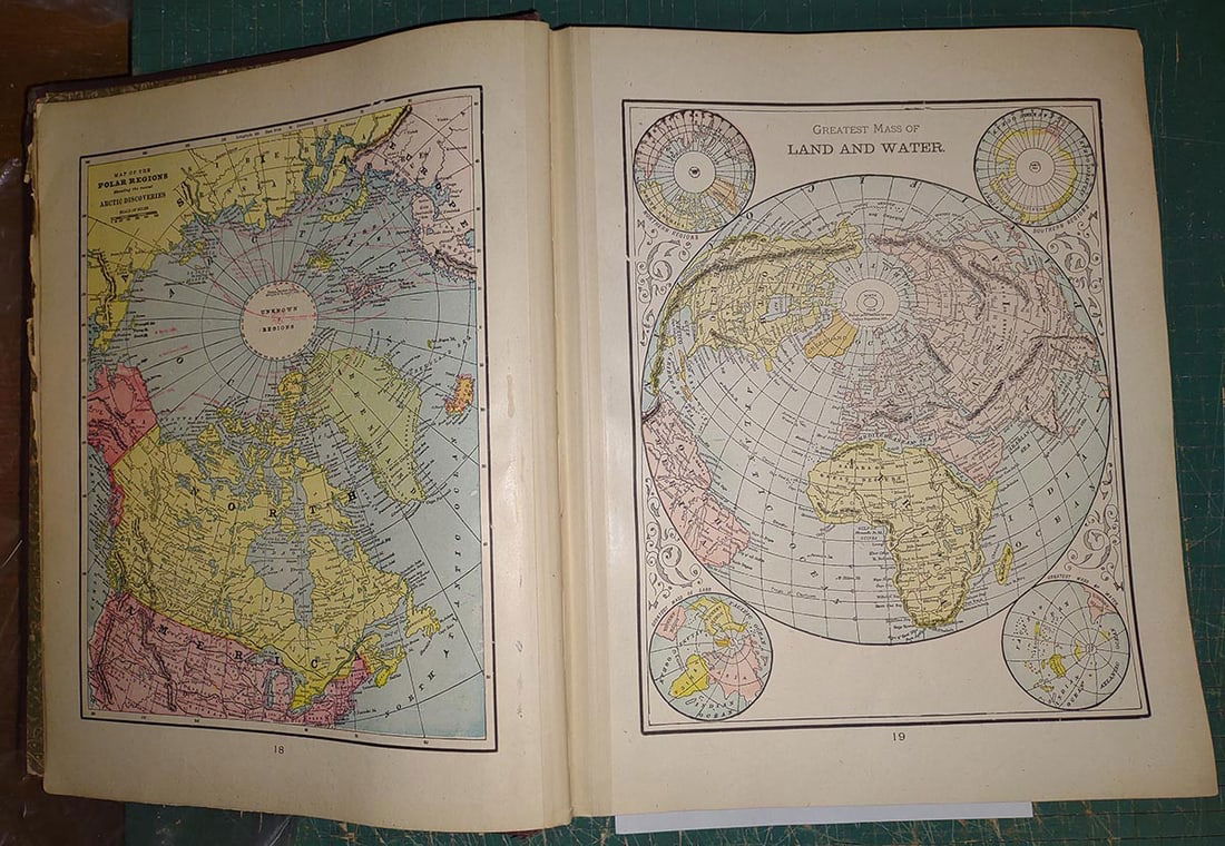Cram's Modern Atlas The New Unrivaled containing complete series of maps of modern geography, - 2