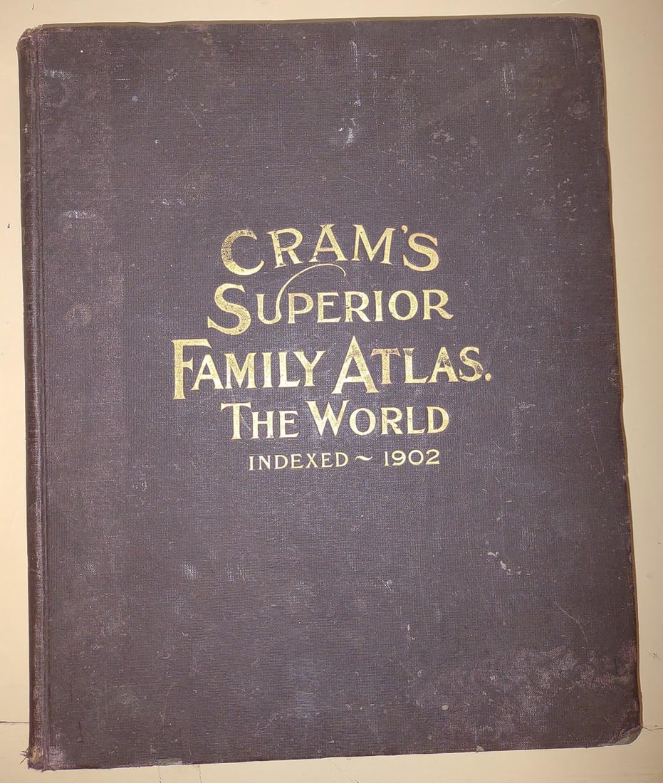 Cram's Ideal Reference Atlas of the World with the complete 1900 Census by counties and towns 1902.: Title: Cram's Ideal Reference Atlas of the World with the complete 1900 Census by counties and towns 1902. Geographical Historical Statistical Educational Publication Date: 1902 Primary Author: