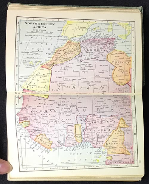 Cram's Quick Reference Atlas and Gazetteer of the World. Containing 105 newly engraved maps and - 4