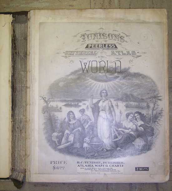Tunison's Peerless Universal Atlas of the World - 2