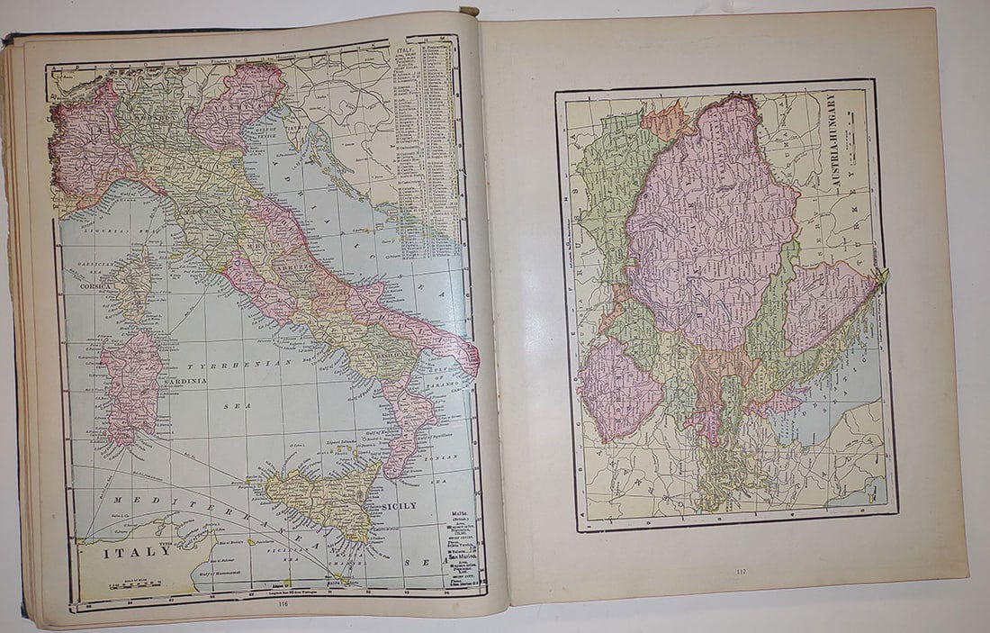 Cram's Ideal Reference Atlas of the World. Indexed - 4