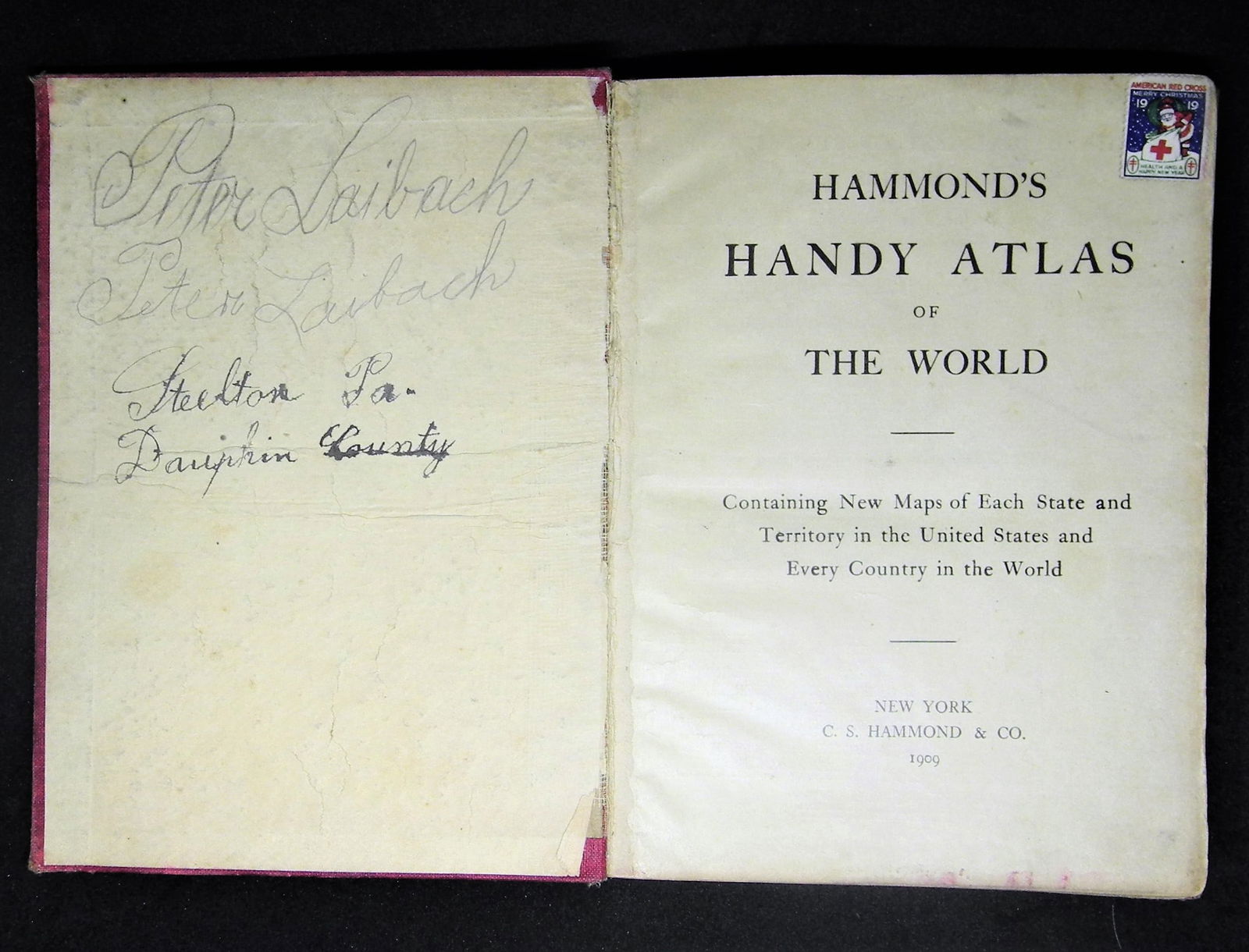 Hammond's Handy Atlas of the World Containing new maps of each state and territory in the United - 2