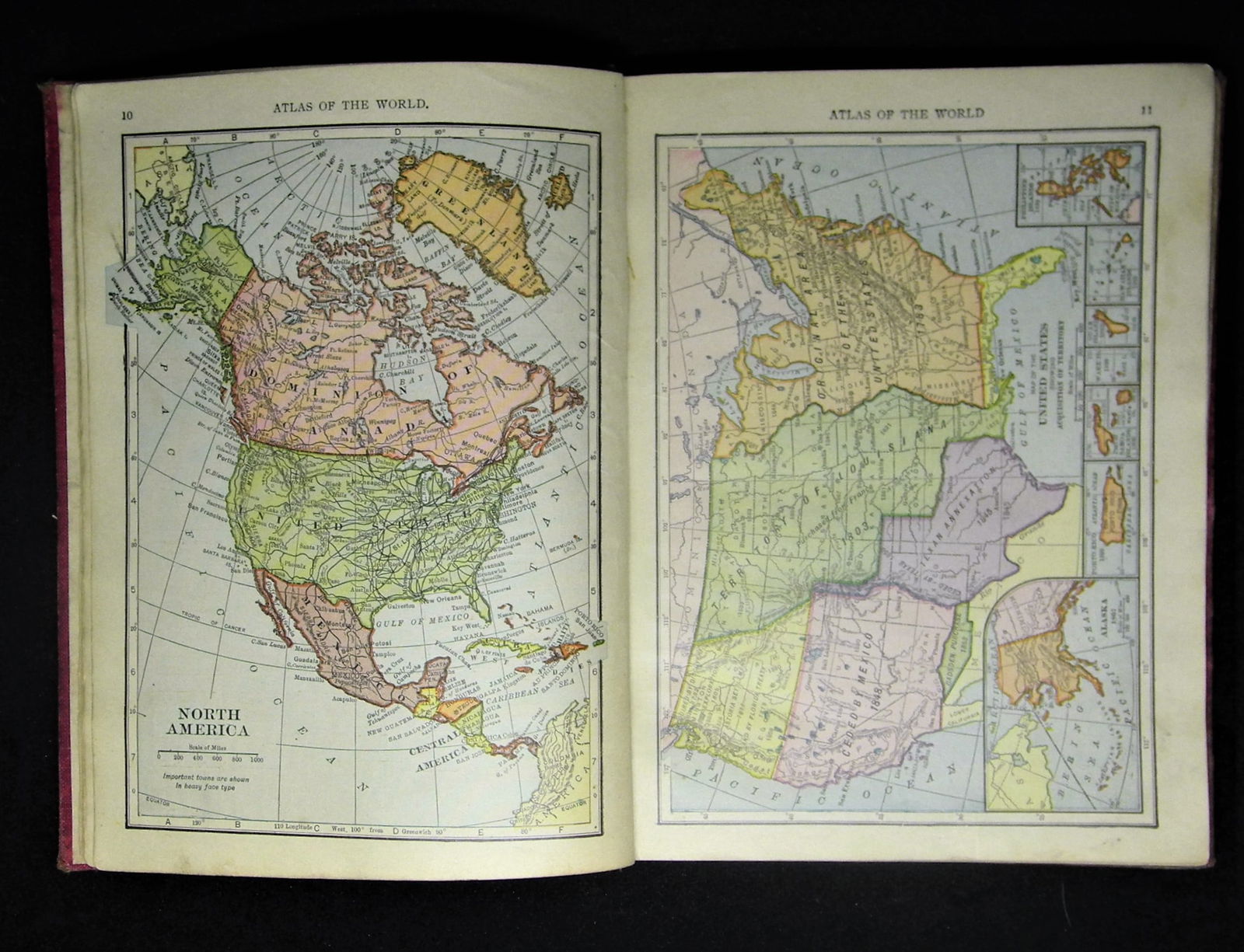 Hammond's Handy Atlas of the World Containing new maps of each state and territory in the United - 3