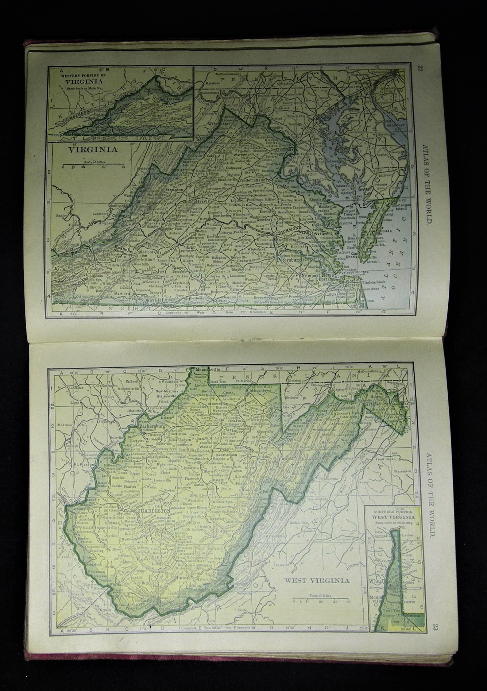 Hammond's Handy Atlas of the World Containing new maps of each state and territory in the United - 4