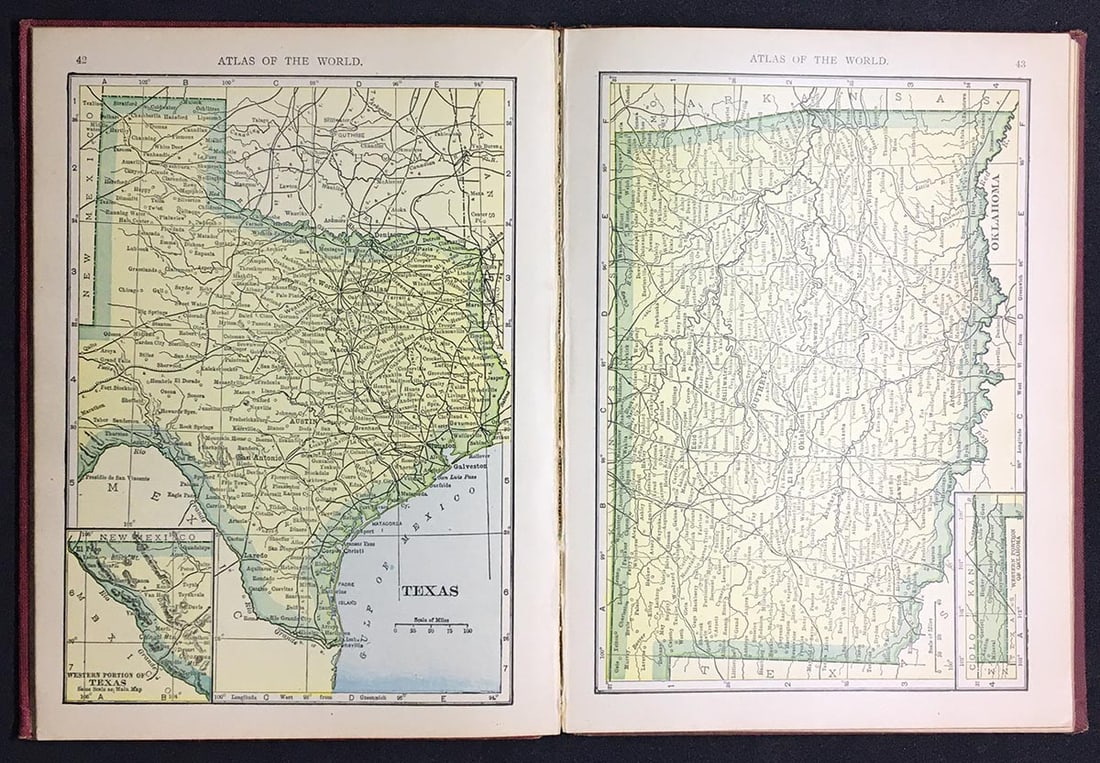 Hammond's Handy Atlas of the World Containing new maps of each state and territory in the United - 3