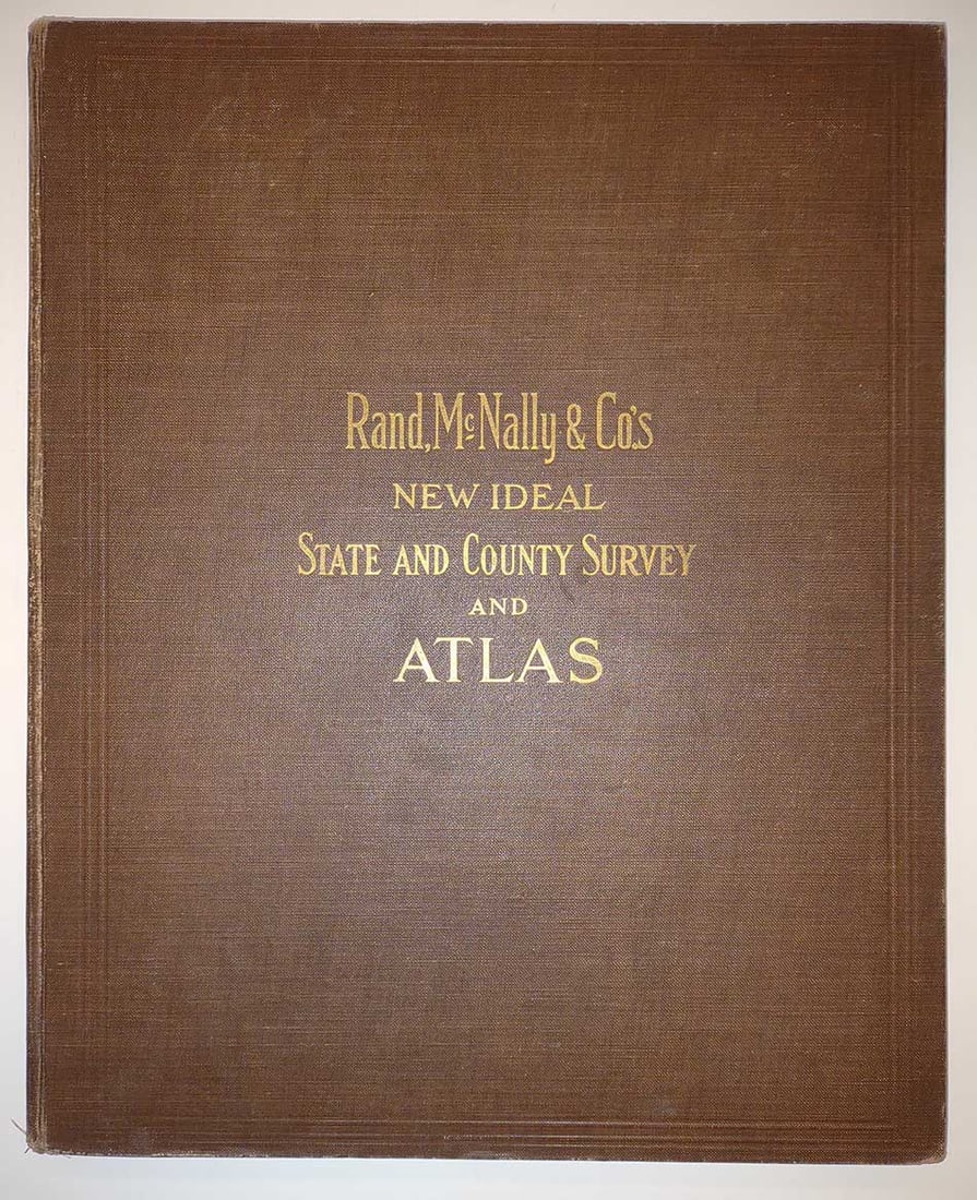 New Ideal State and County Survey and Atlas of Pennsylvania: Title: New Ideal State and County Survey and Atlas of Pennsylvania Publication Date: 1912 Primary Author: RAND MCNALLY & CO Publisher: RAND MCNALLY & CO Where Published: CHICAGO/NEW YORK Description: