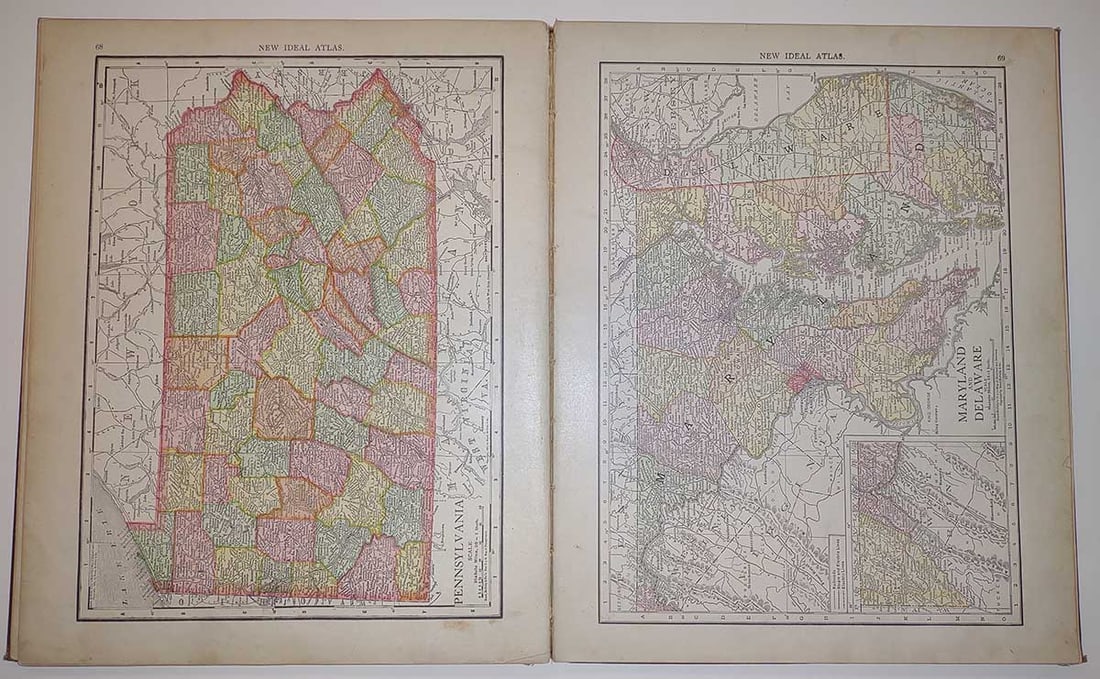 New Ideal State and County Survey and Atlas of Pennsylvania - 3