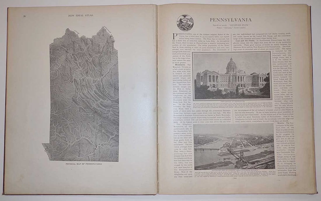 New Ideal State and County Survey and Atlas of Pennsylvania - 5