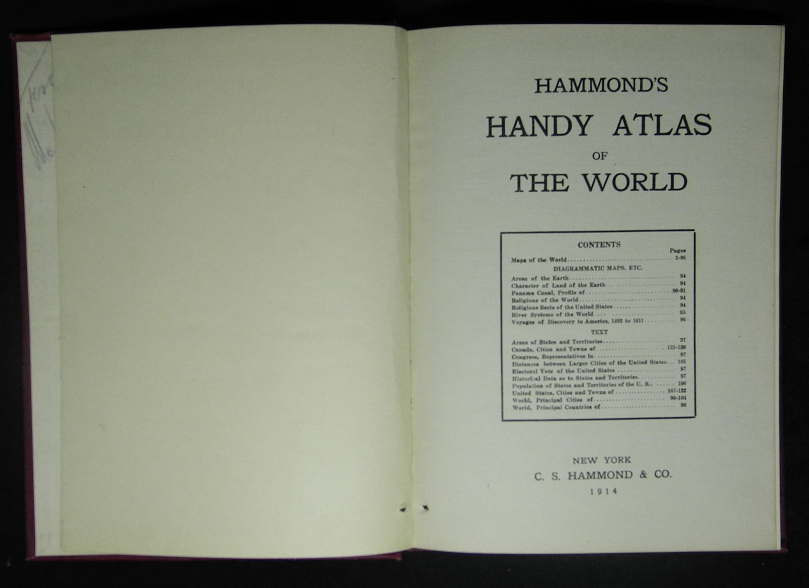 Hammond's Handy Atlas of the World.. - 2