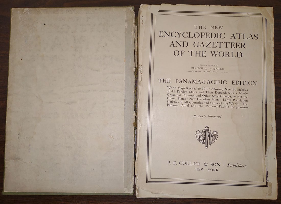 New Encyclopedic Atlas and Gazetteer of the World. Panama Pacific Edition - 2