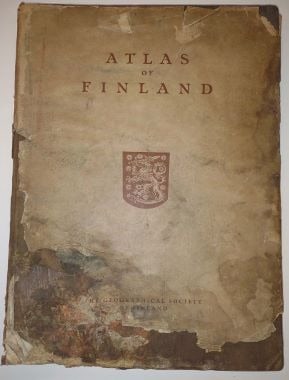 Suomen Kartasto Atlas of Finland Atlas Over Finland: Title: Suomen Kartasto Atlas of Finland Atlas Over Finland Publication Date: 1925 Primary Author: WITTING, ROLF et al Publisher: SUOMEN MAANTIETEELLINEN SEURA Where Published: HELSINKI Description: Fo