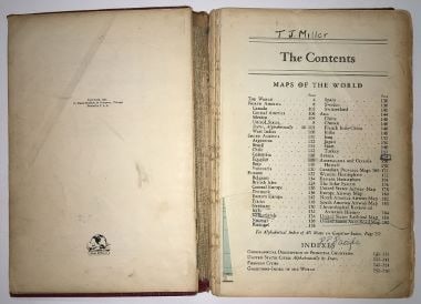 Literary Digest Atlas of The World and Gazetteer - 4