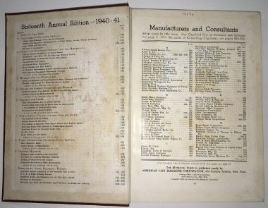 Municipal Index and Atlas Streets, roads, highways, water supply and purification, sewage and - 3