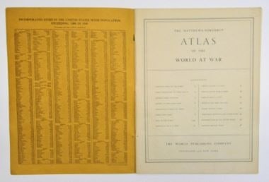 New Self-Revising Matthews-Northrup Atlas of The World at War - 3