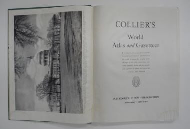 Collier's World Atlas and Gazetteer A comprehensive geographical, physical, commercial and - 2
