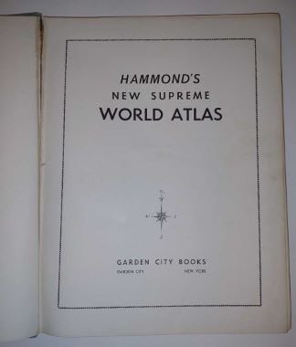Hammond's New Supreme World Atlas - 3