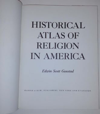 Historical atlas of religion in America - 3