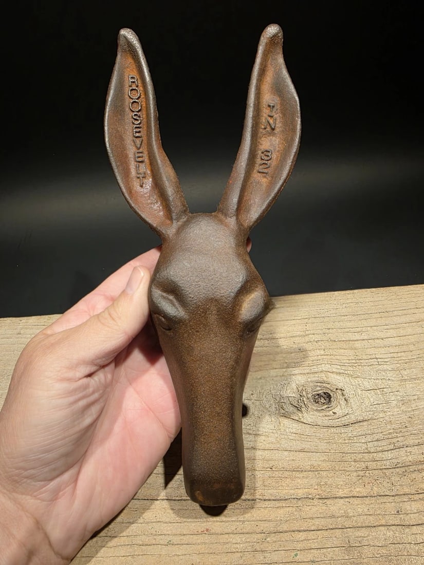 10" Cast Iron Donkey Head Boot Jack - 2