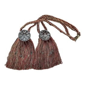 Set of Tuscan Style Drapery Tie Backs