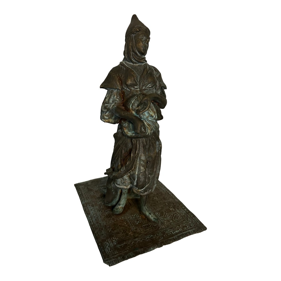 Late 19th Century Bronze Lady on Carpet (1 of 10)