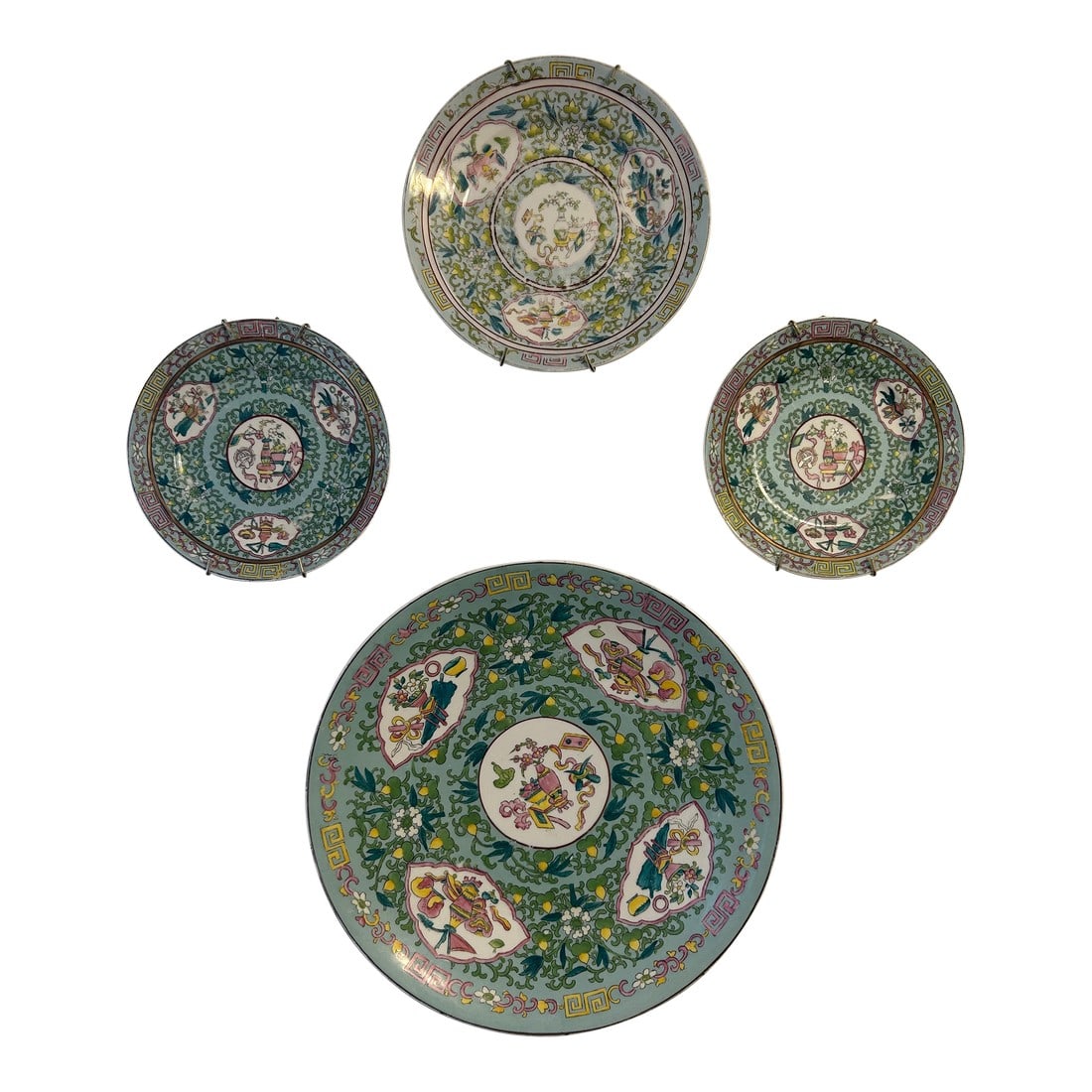 Imperial Gardner Porcelain – Chinese-Taste Ensemble (6 Pieces)