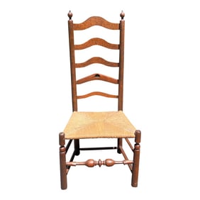 Early 20th Century American Antique Slat Back Chair